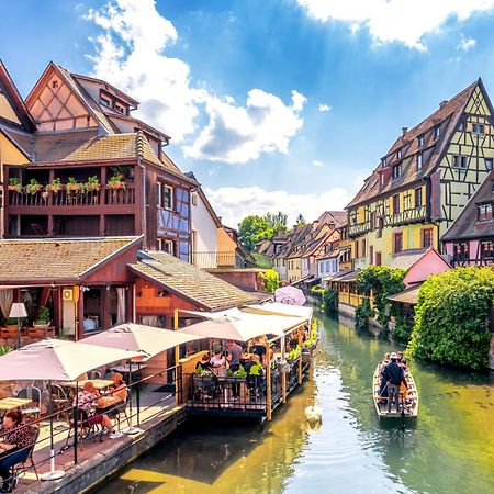 Le Marcellin Colmar - Garage - Terrasse Apartman Kültér fotó