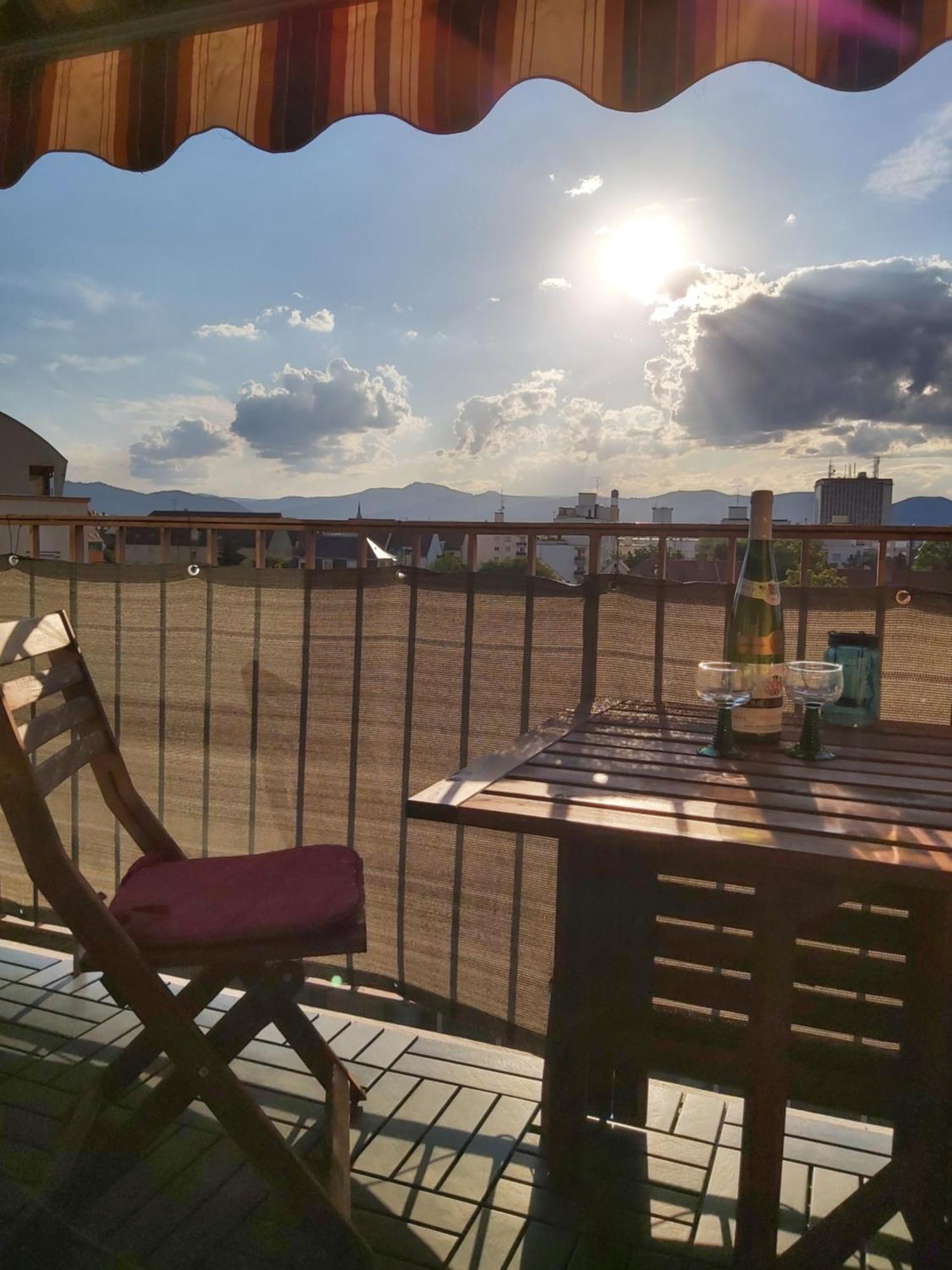 Le Marcellin Colmar - Garage - Terrasse Apartman Kültér fotó